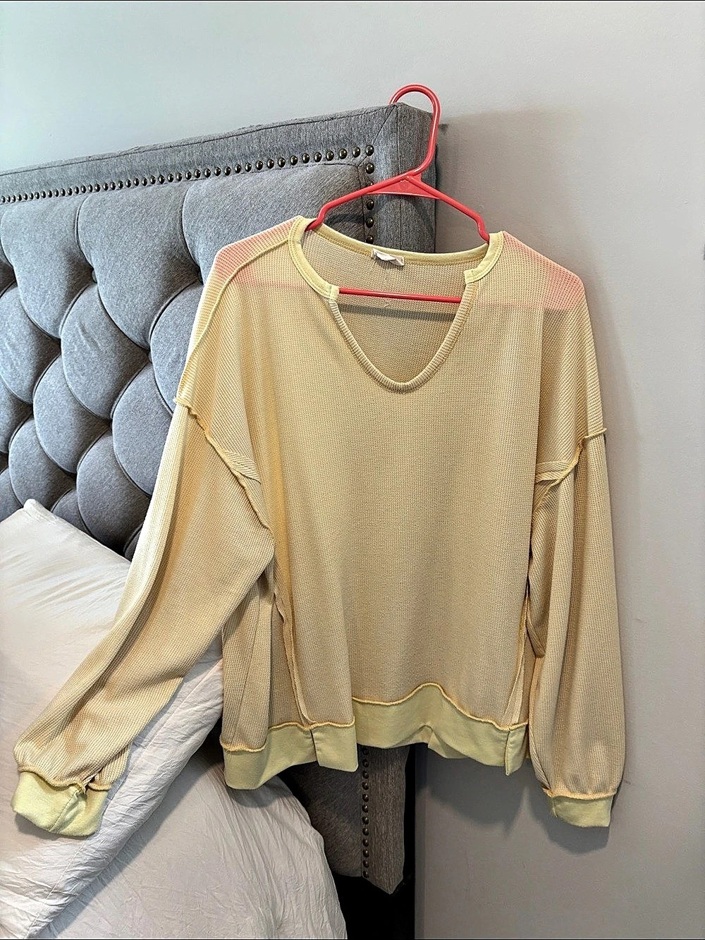 BiBi Yellow Knit Pullover